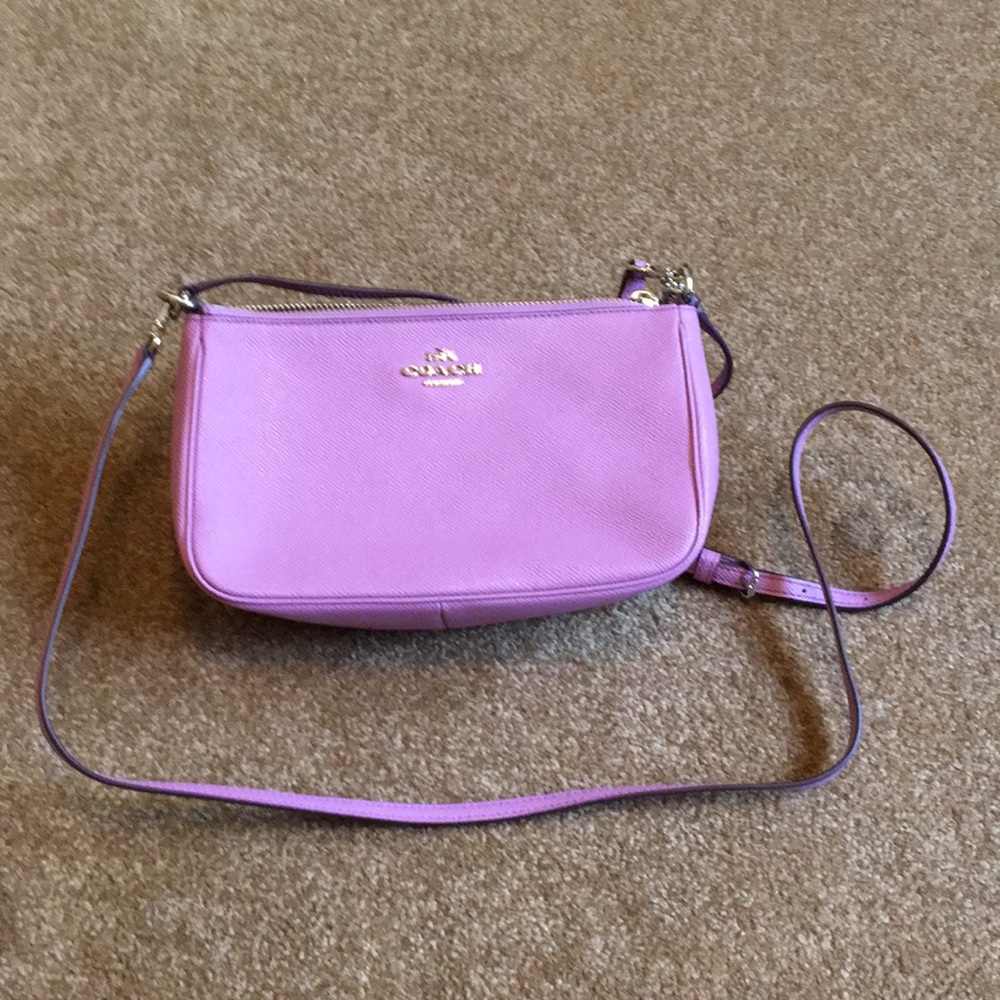 Brand new lilac coach purse